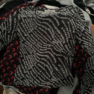 Alexander wang mesh top